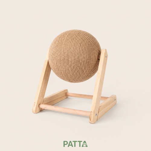 Arranhador com Bola de Sisal para Gatos