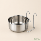Comedouro Suspenso de Inox para Gaiolas