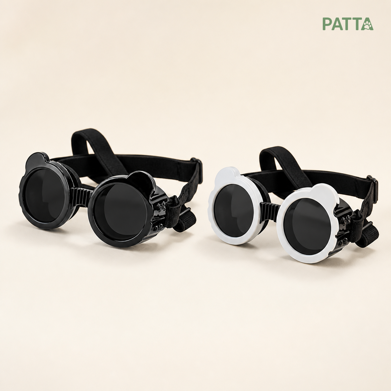 Óculos de Proteção UV com Ventilação e Alças Ajustáveis para Pets