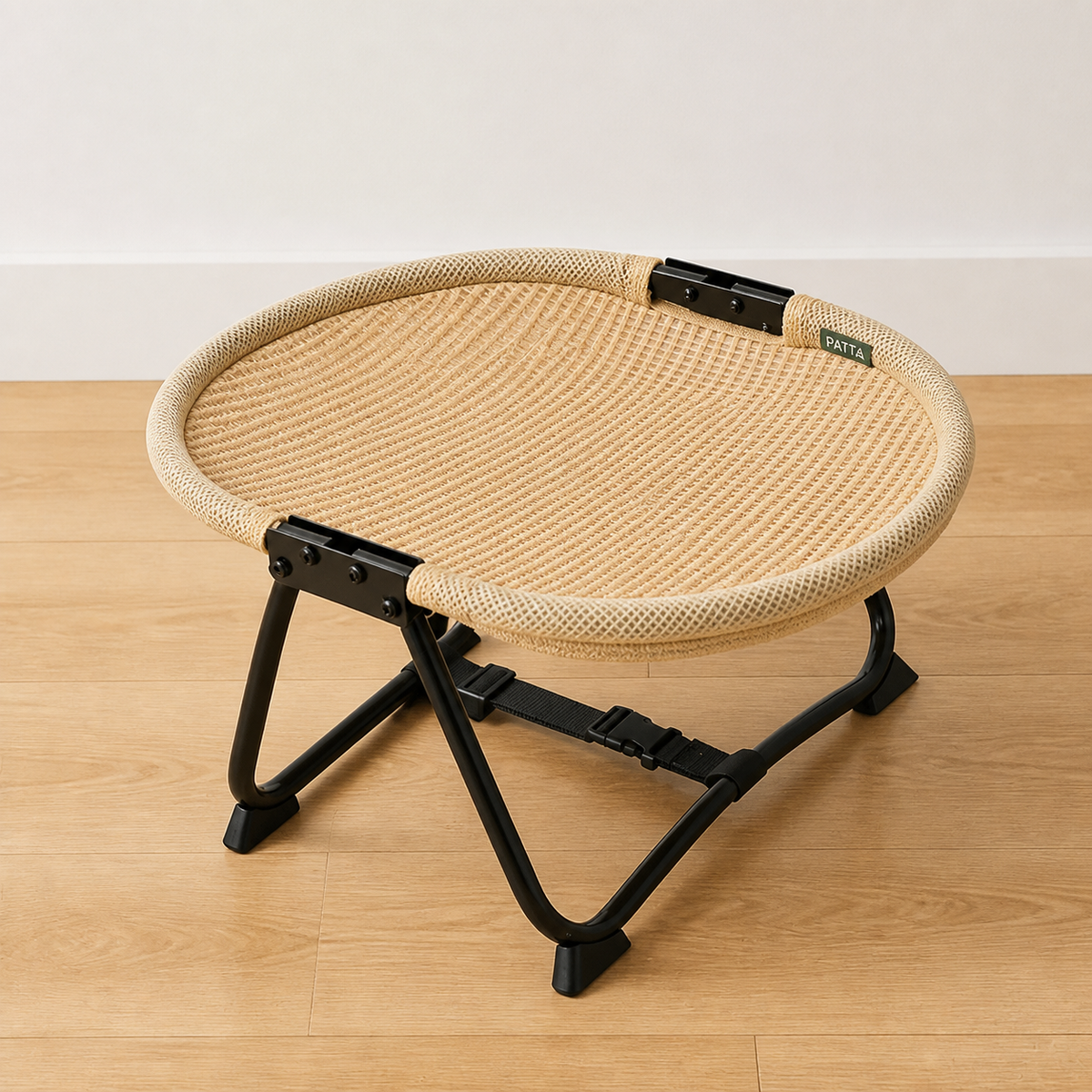 Cama elevada PATTA bege natural