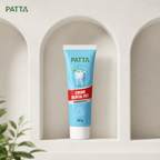 Creme dental pet PATTA apresentado em nicho residencial