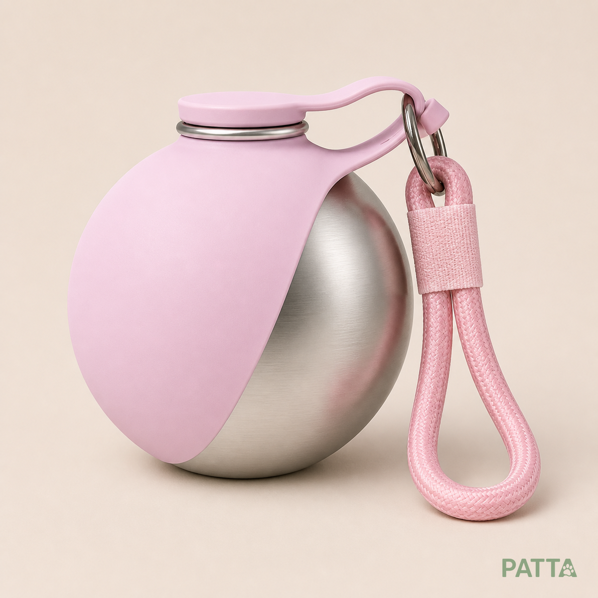 Garrafa-Bebedouro rosa lisa