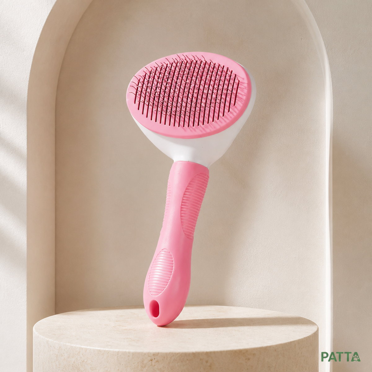 Escova autolimpante PATTA rosa