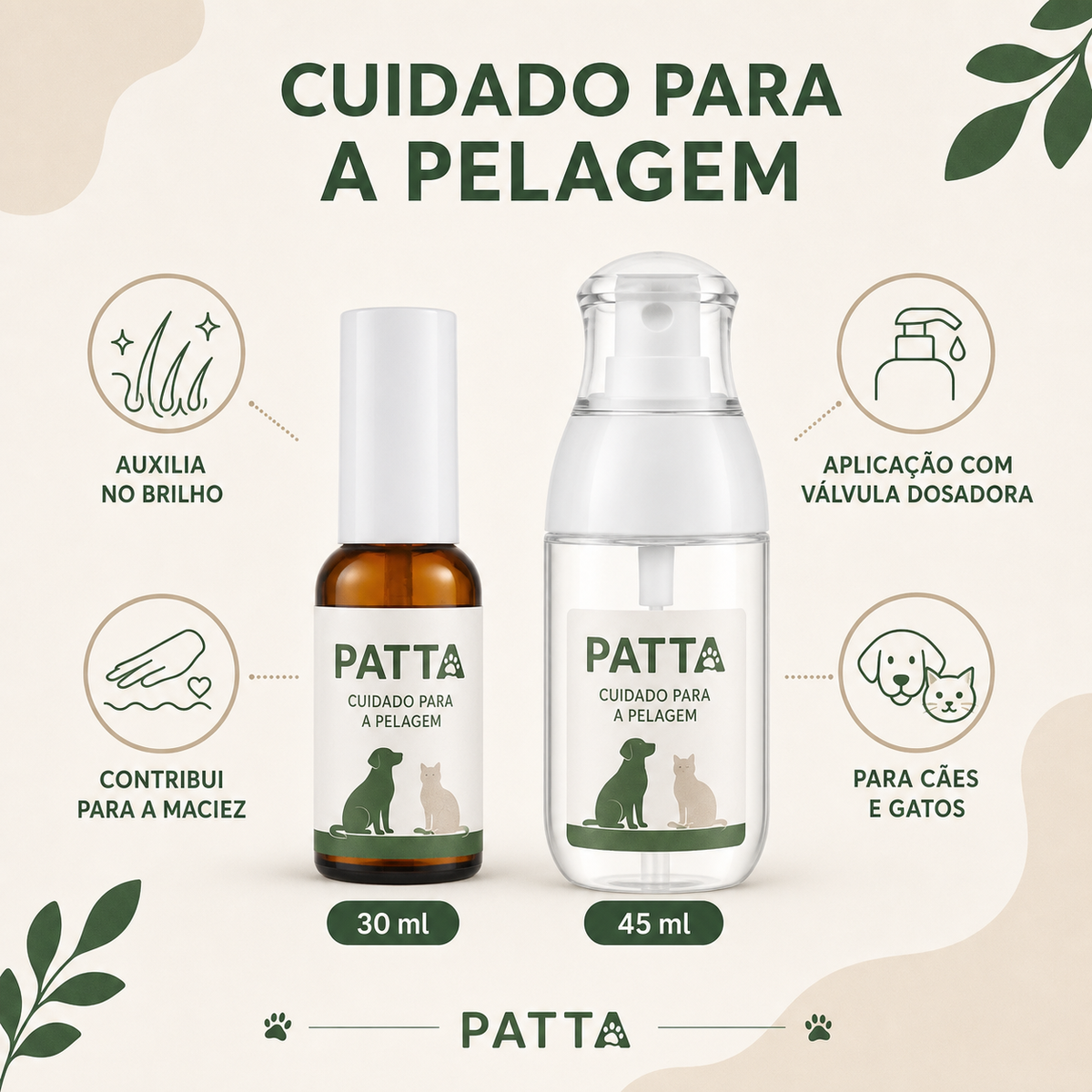 Benefícios confirmados do óleo finalizador PATTA