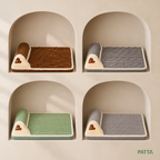 Quatro modelos da cama acolchoada em nichos - PATTA