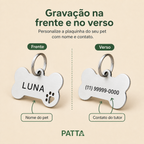 Personalização da plaquinha de identificação PATTA