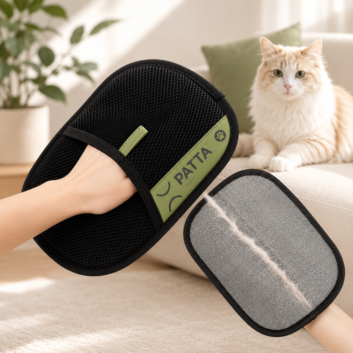 Luva 2 em 1 Removedora de Pelos para Pets
