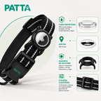 Coleira Premium para Cães com Case para AirTag