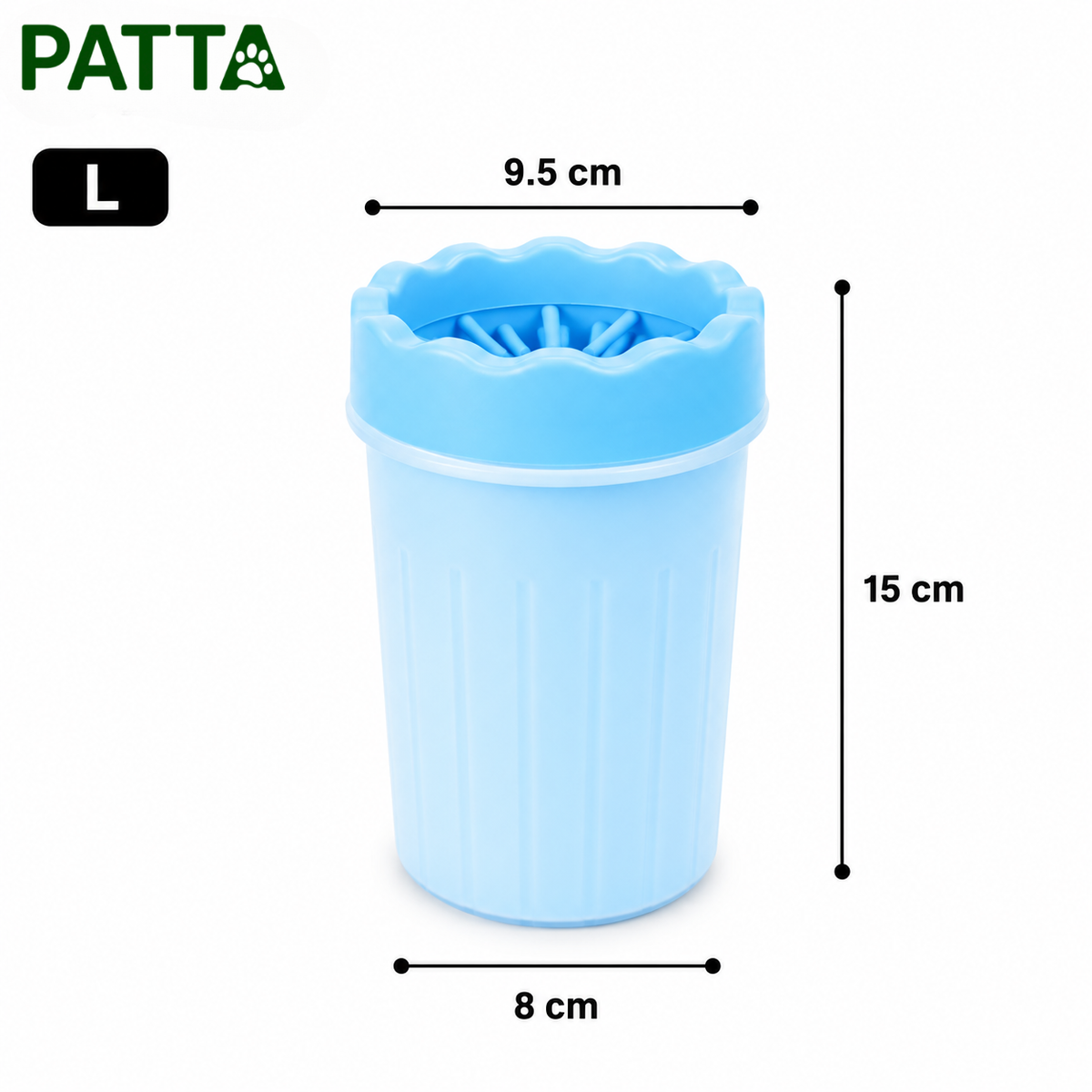 Limpador de Patas para Pets com Escova de Silicone