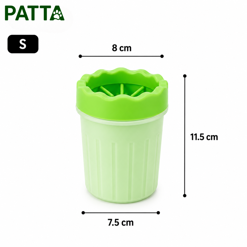 Limpador de Patas para Pets com Escova de Silicone