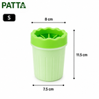 Limpador de Patas para Pets com Escova de Silicone