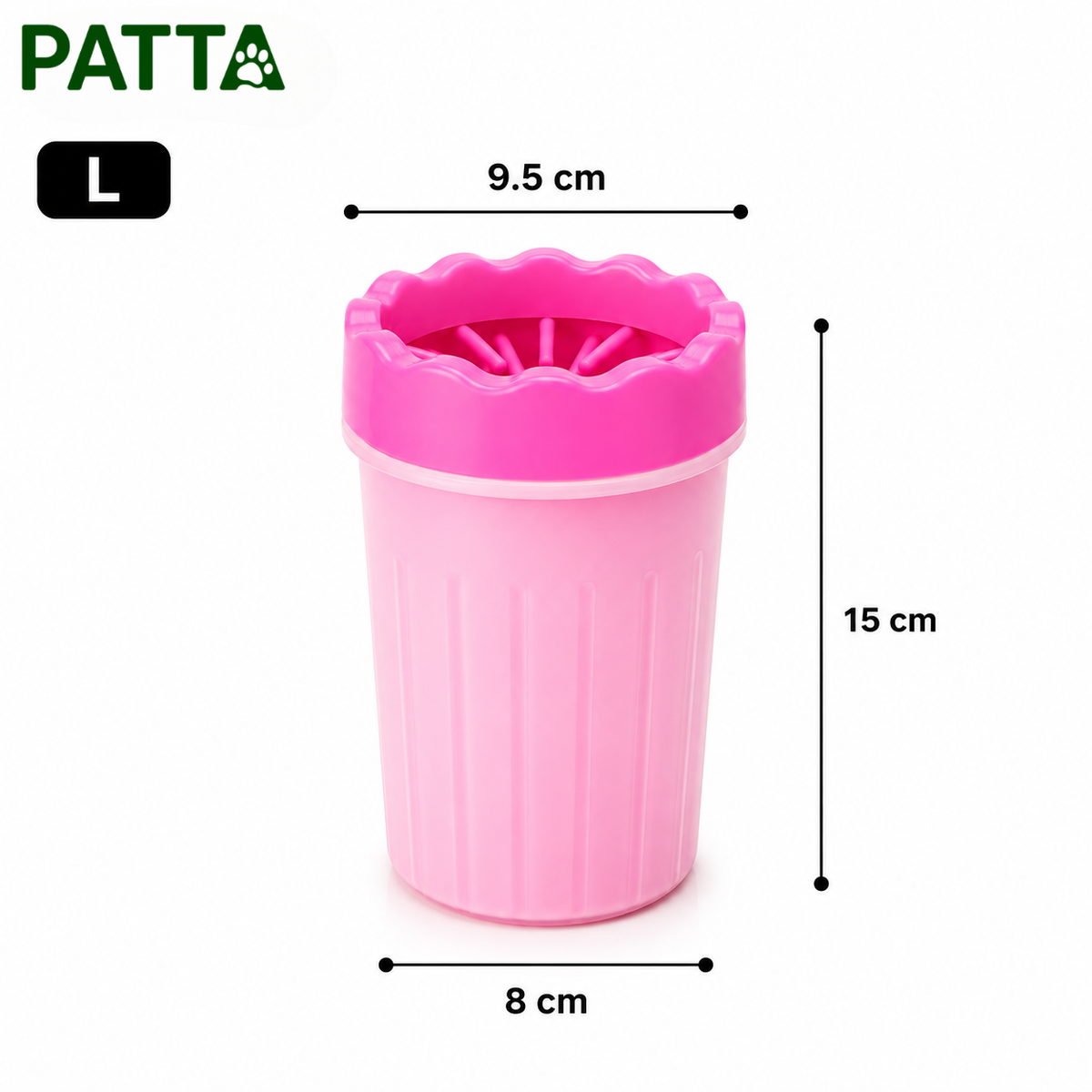 Limpador de Patas para Pets com Escova de Silicone