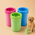 Limpador de Patas para Pets com Escova de Silicone