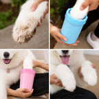 Limpador de Patas para Pets com Escova de Silicone