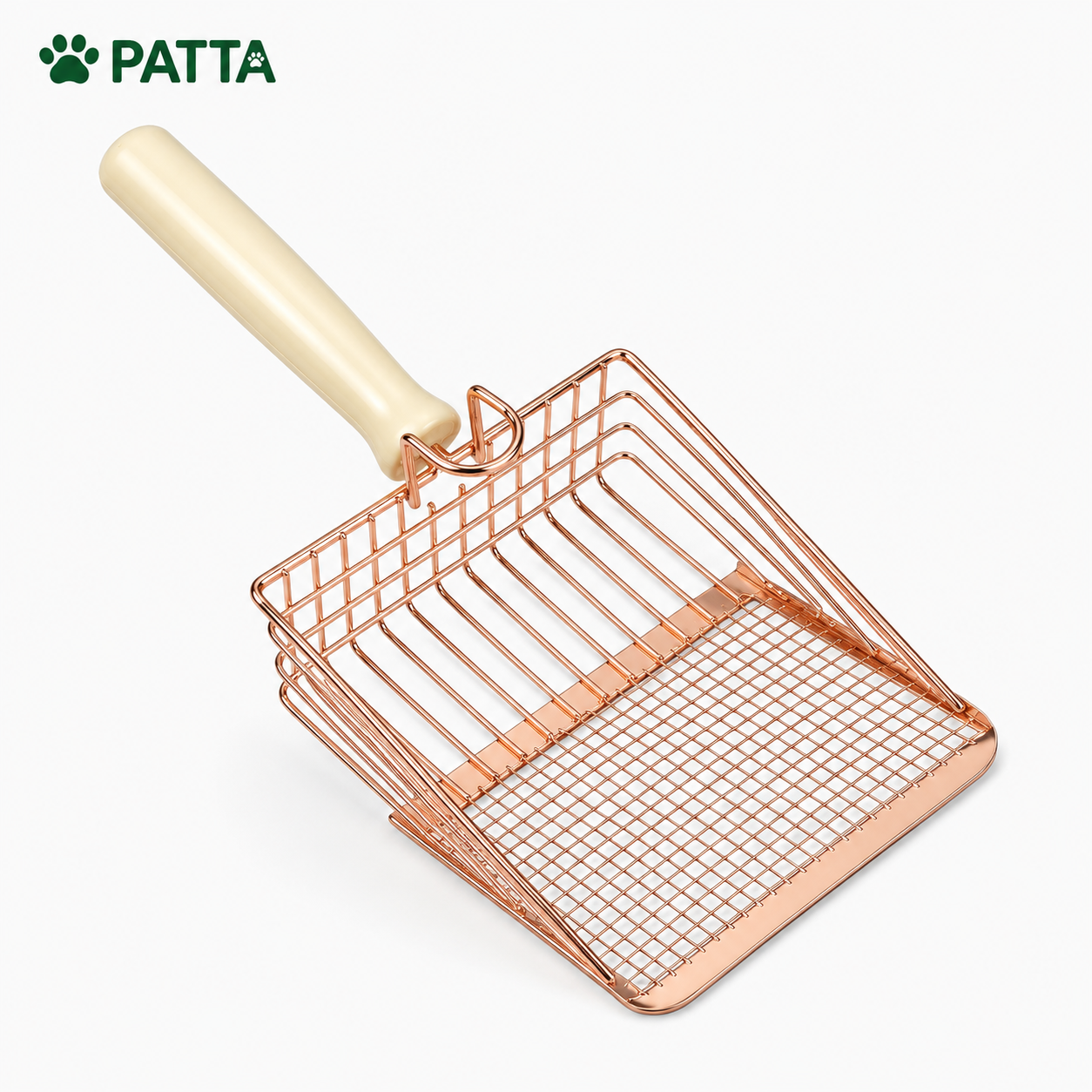 Pá Higiênica Premium em Inox para Gatos