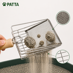 Pá Higiênica Premium em Inox para Gatos
