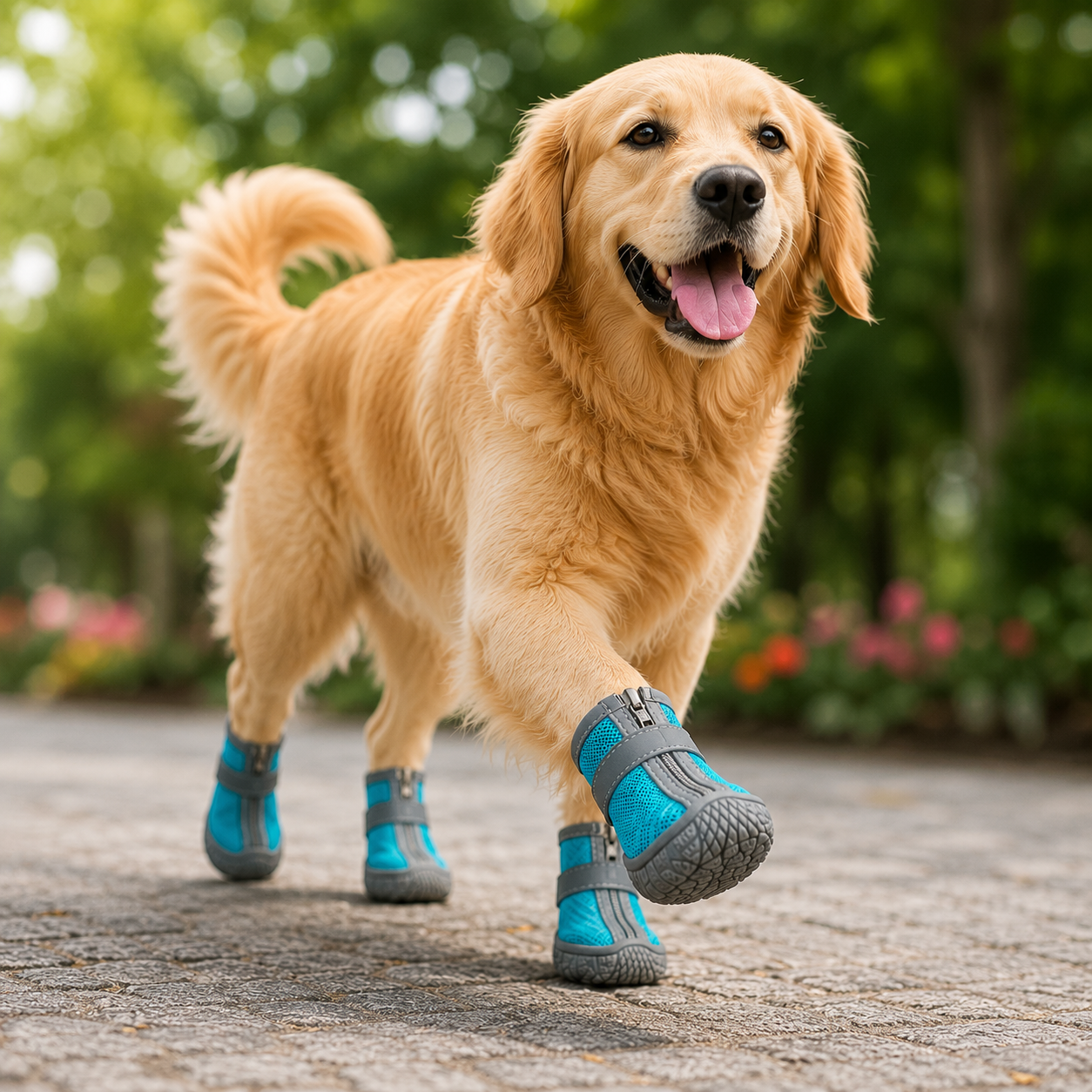Botas Antiderrapantes com Forro Térmico para Cães