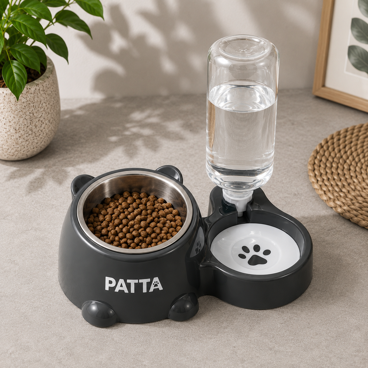 Comedouro Duplo 2 em 1 para Pets