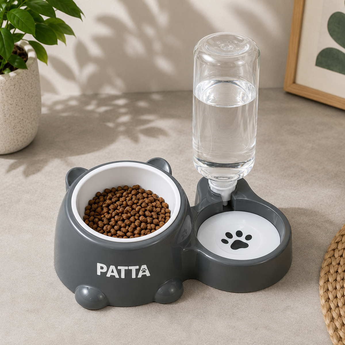 Comedouro Duplo 2 em 1 para Pets