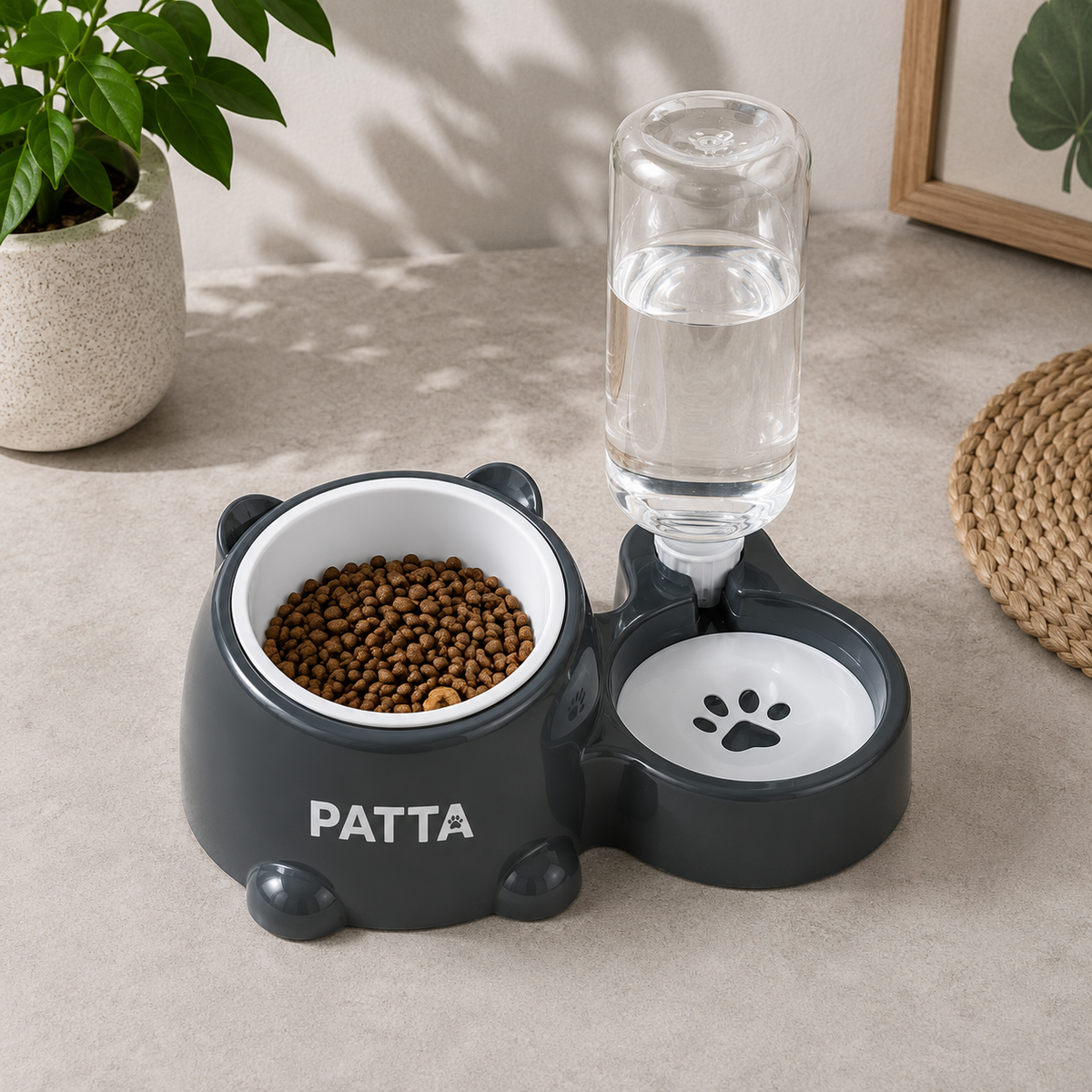 Comedouro Duplo 2 em 1 para Pets