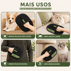 Luva 2 em 1 Removedora de Pelos para Pets