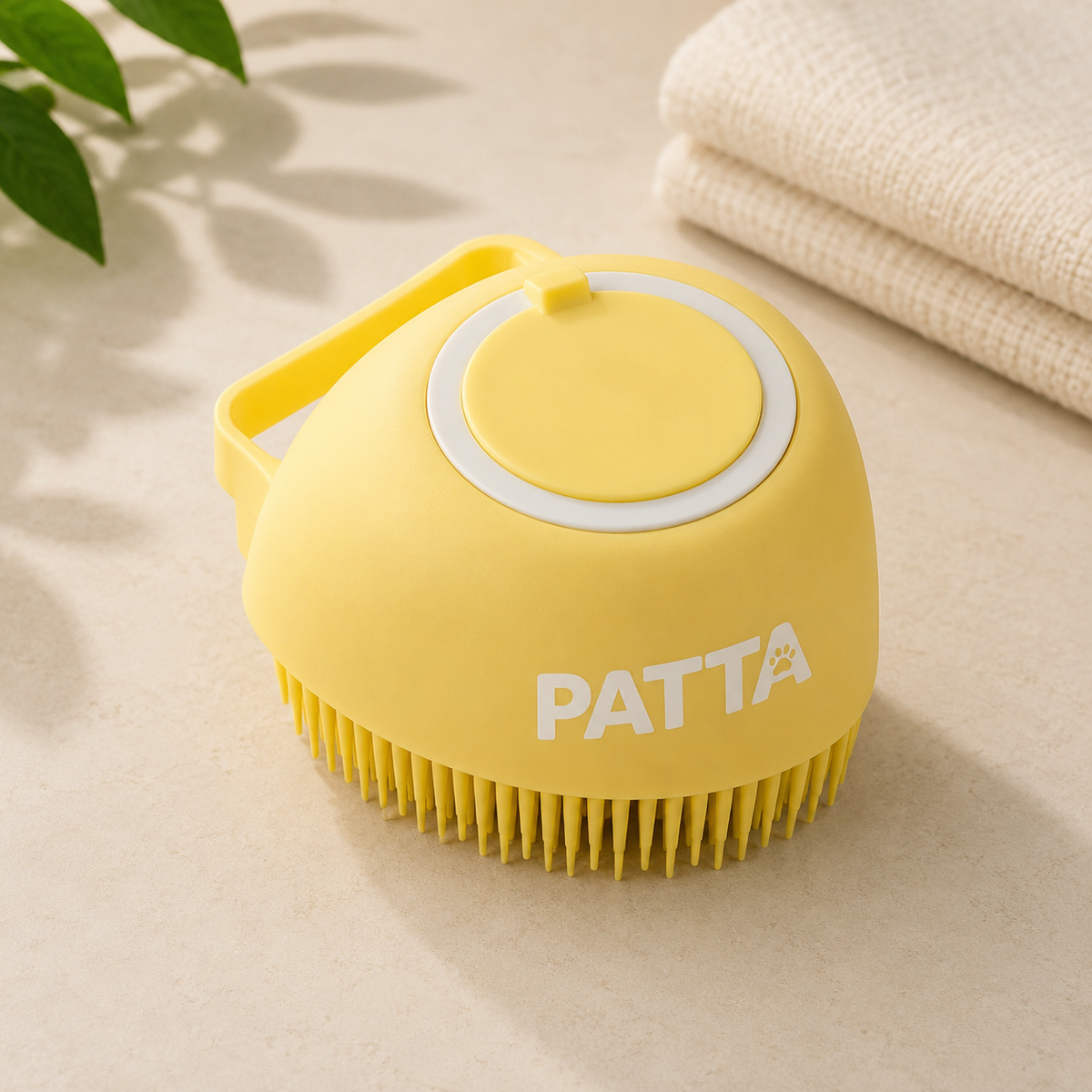 Escova Massageadora de Silicone para Pets