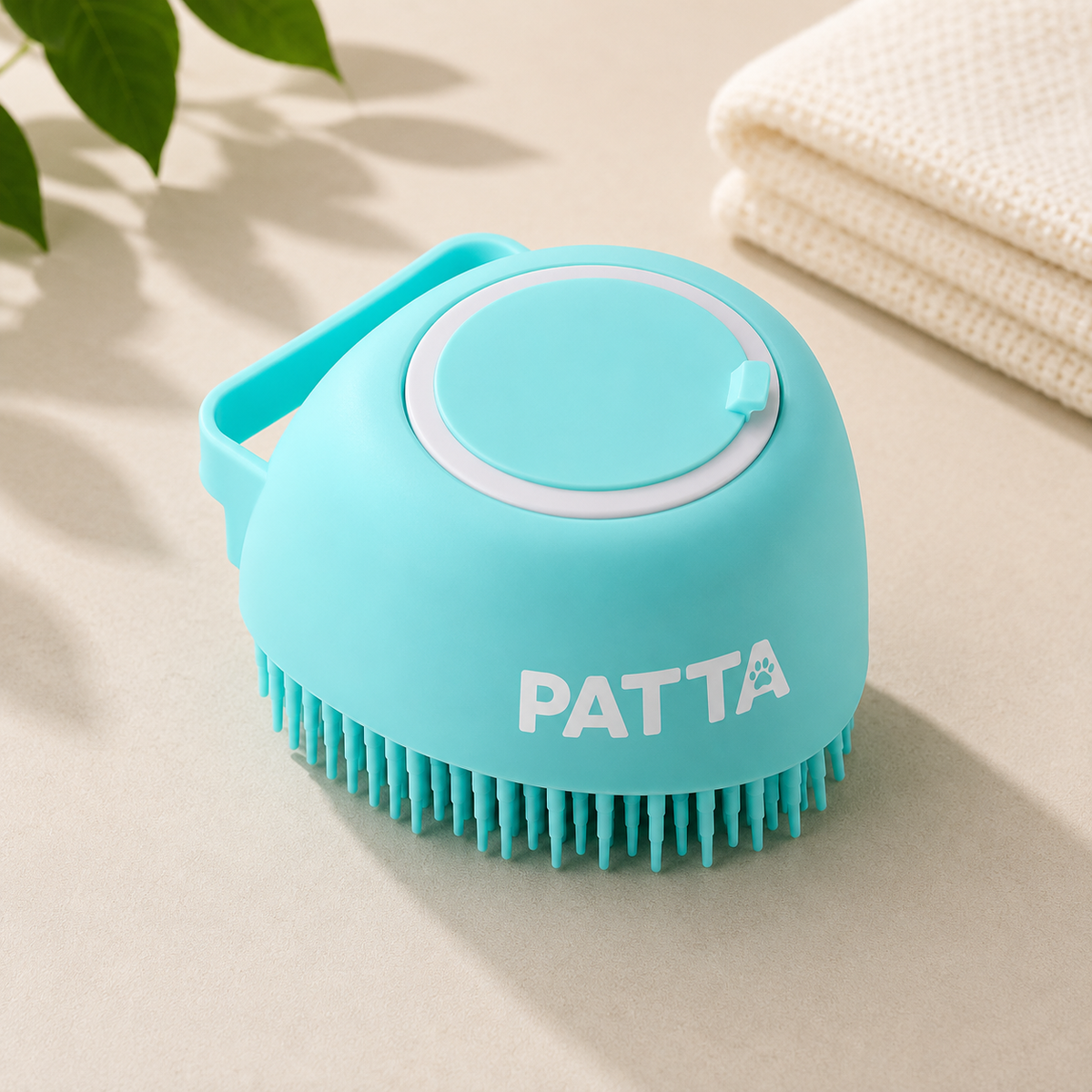 Escova Massageadora de Silicone para Pets