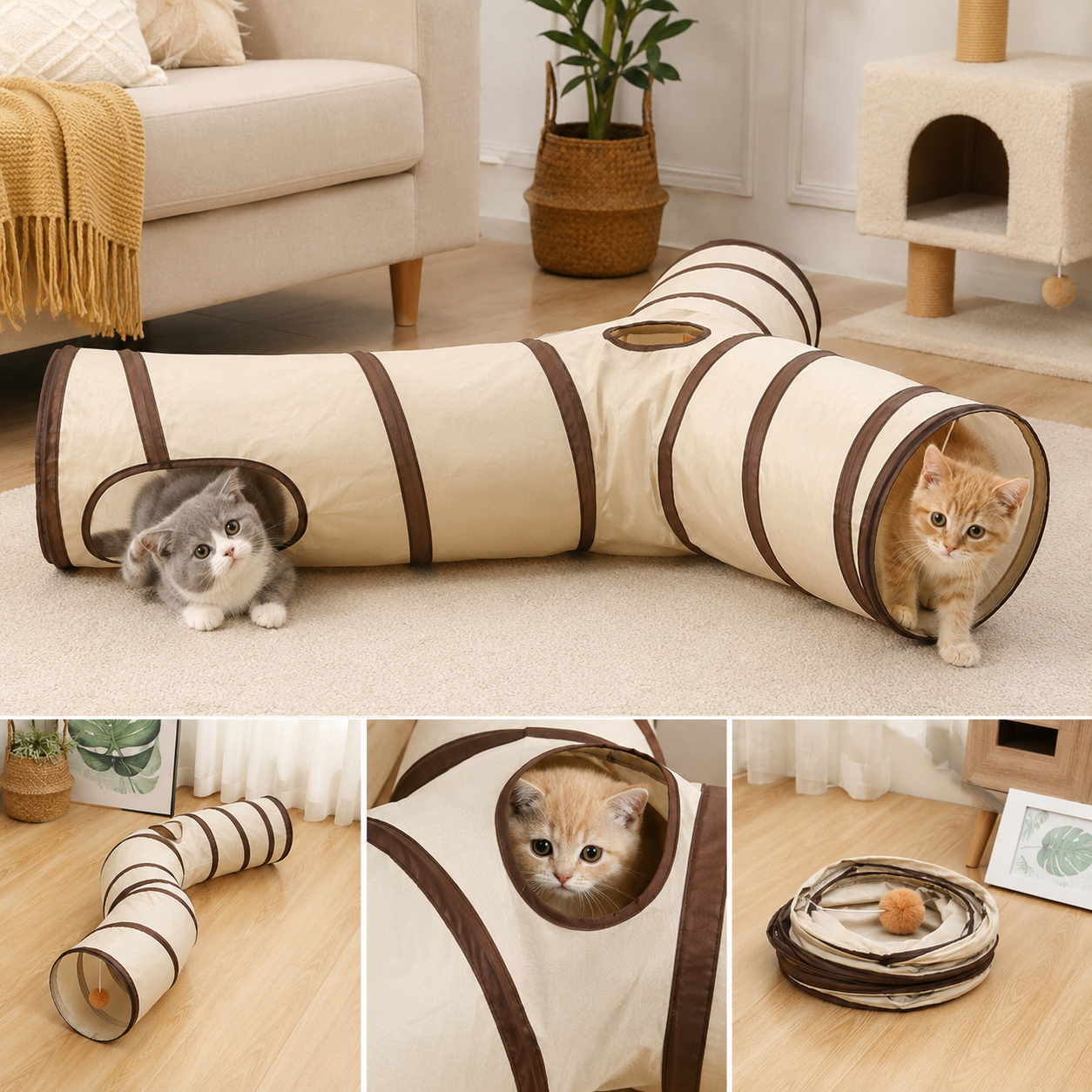 Túnel Interativo para Gatos