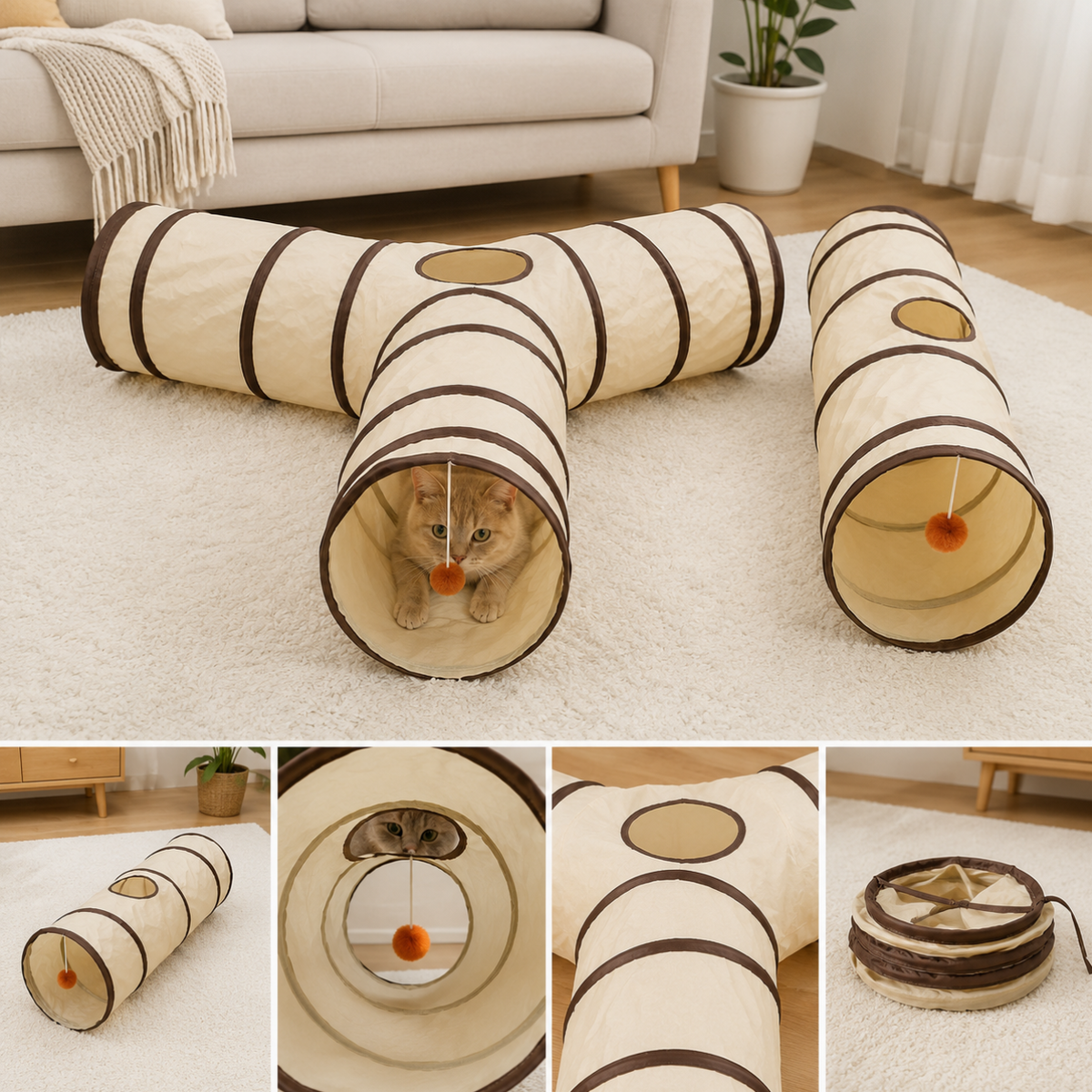 Túnel Interativo para Gatos