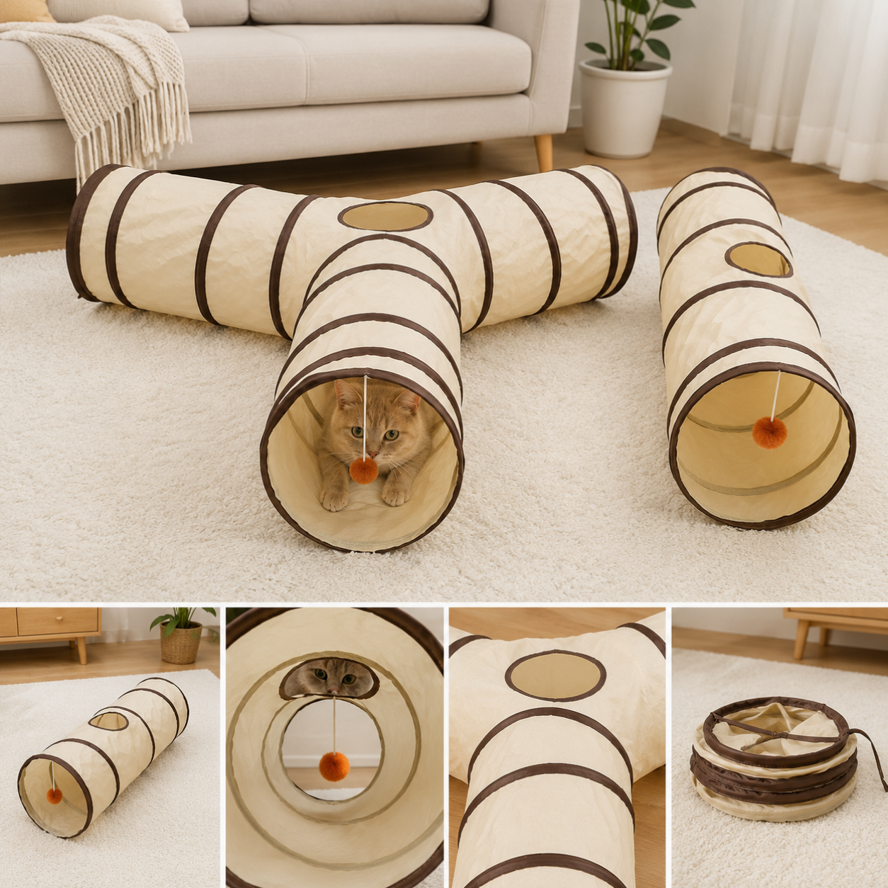 Túnel Interativo para Gatos
