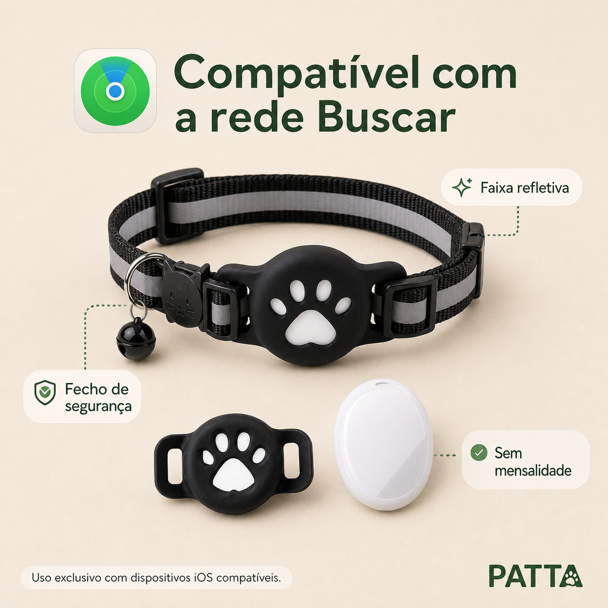 Benefícios da coleira refletiva