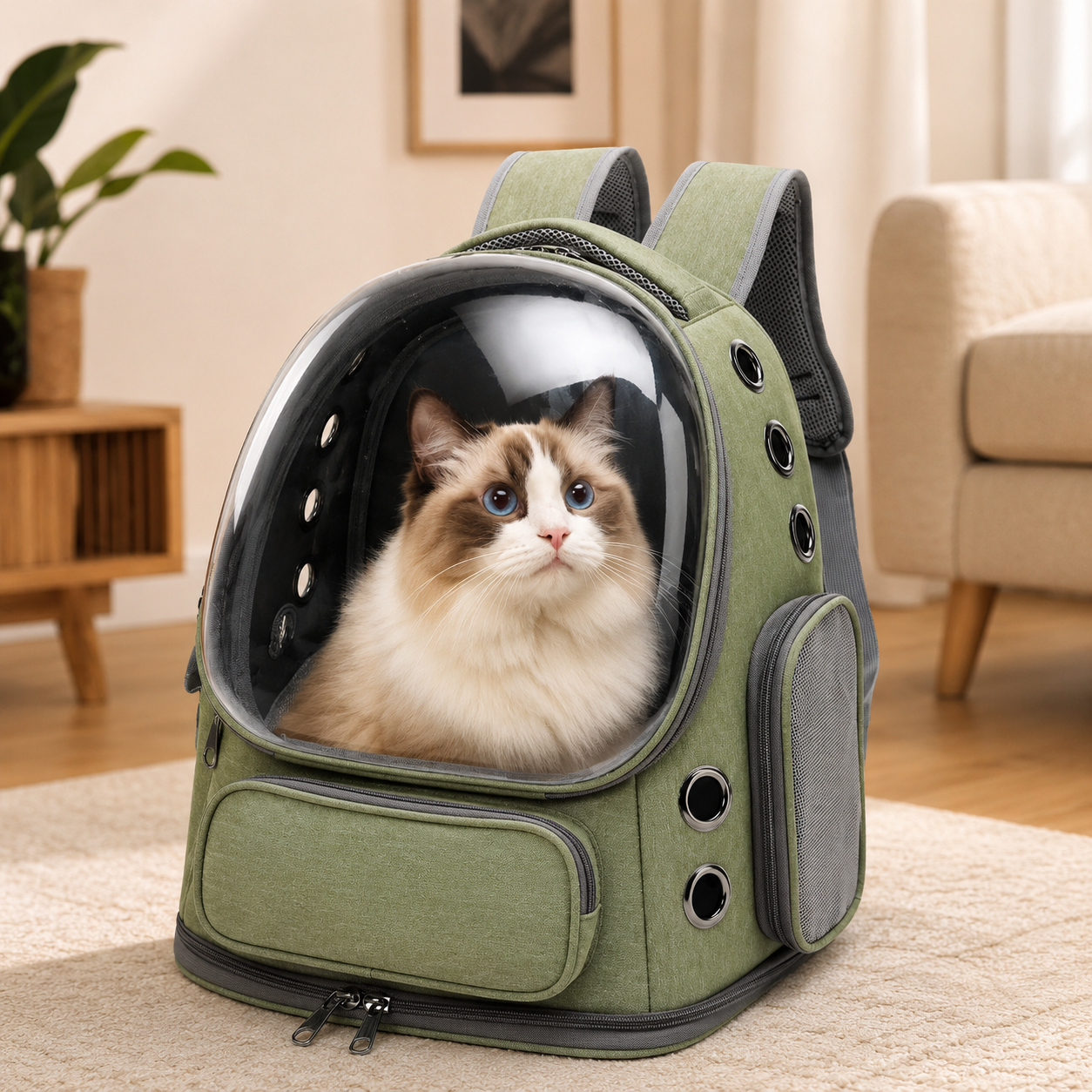 Mochila Premium para Transporte de Pets