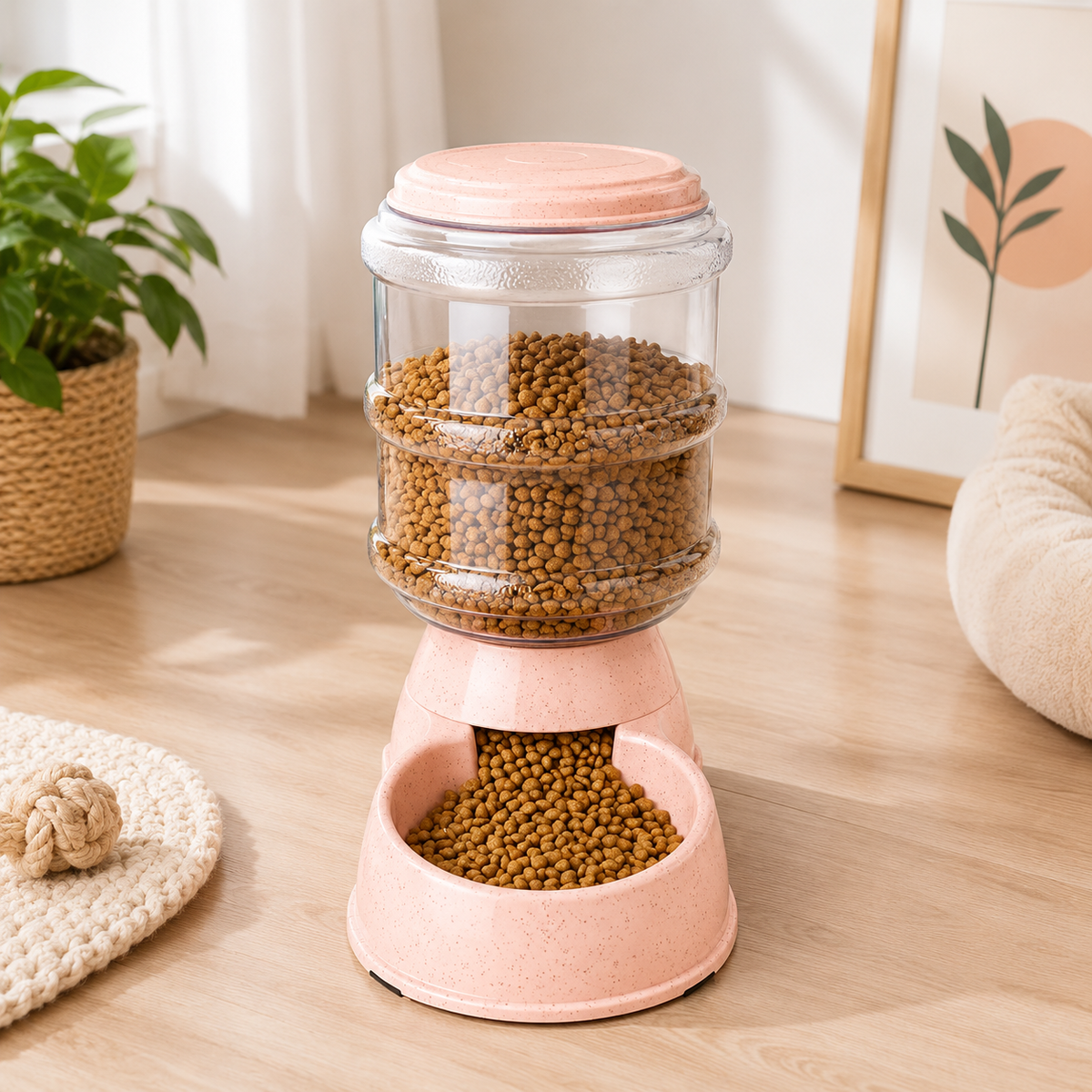 Comedouro Duo com Bebedouro Automático para Pets