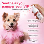 Spray Desembaraçante para Pelos de Cães e Gatos - Sem Álcool