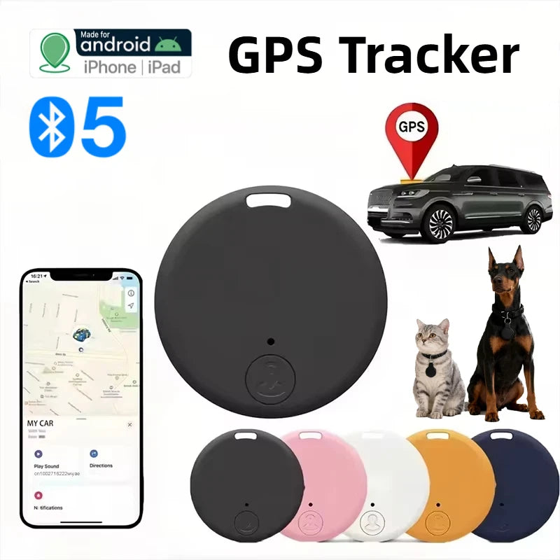 Rastreador Bluetooth Anti-Perda para Pets, Chaves e Pertences