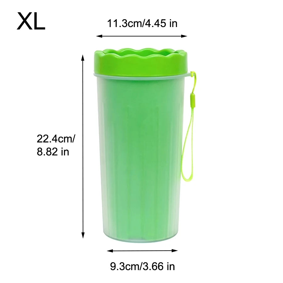 Limpador de Patas para Pets com Escova de Silicone
