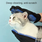 Luva de Silicone para Escovação e Banho de Cães e Gatos