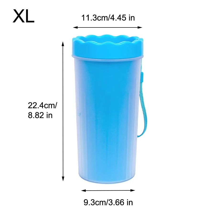 Limpador de Patas para Pets com Escova de Silicone