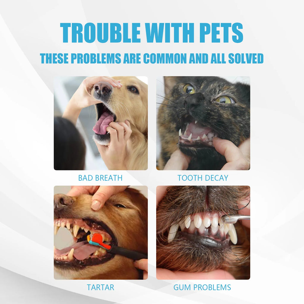 Pasta de Dente Comestível para Cães e Gatos - Controle de Tártaro