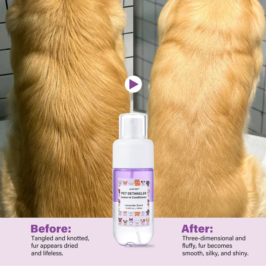 Spray Desembaraçante para Pelos de Cães e Gatos - Sem Álcool