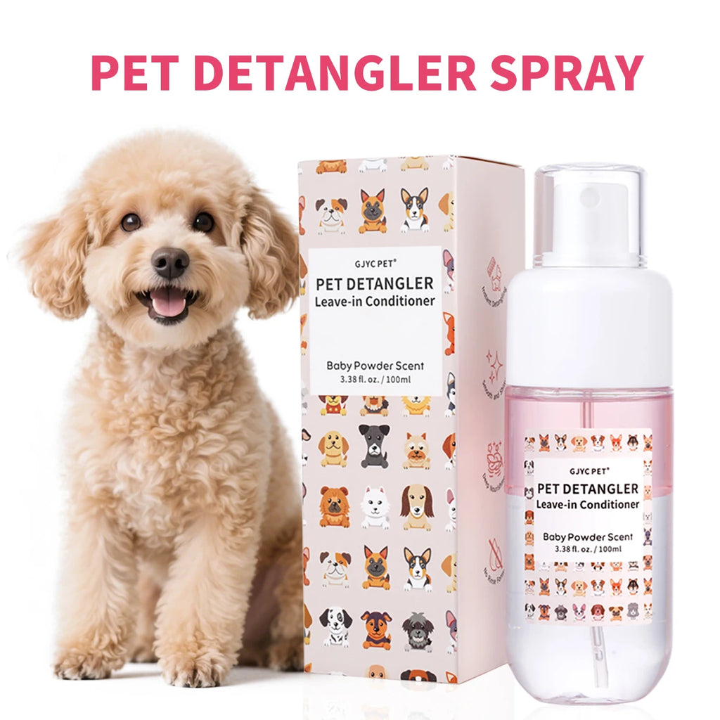 Spray Desembaraçante para Pelos de Cães e Gatos - Sem Álcool