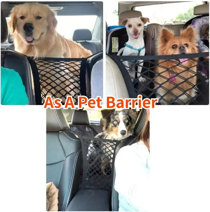 Rede de Proteção para Carro, Grade Separadora Banco Traseiro para Cachorro
