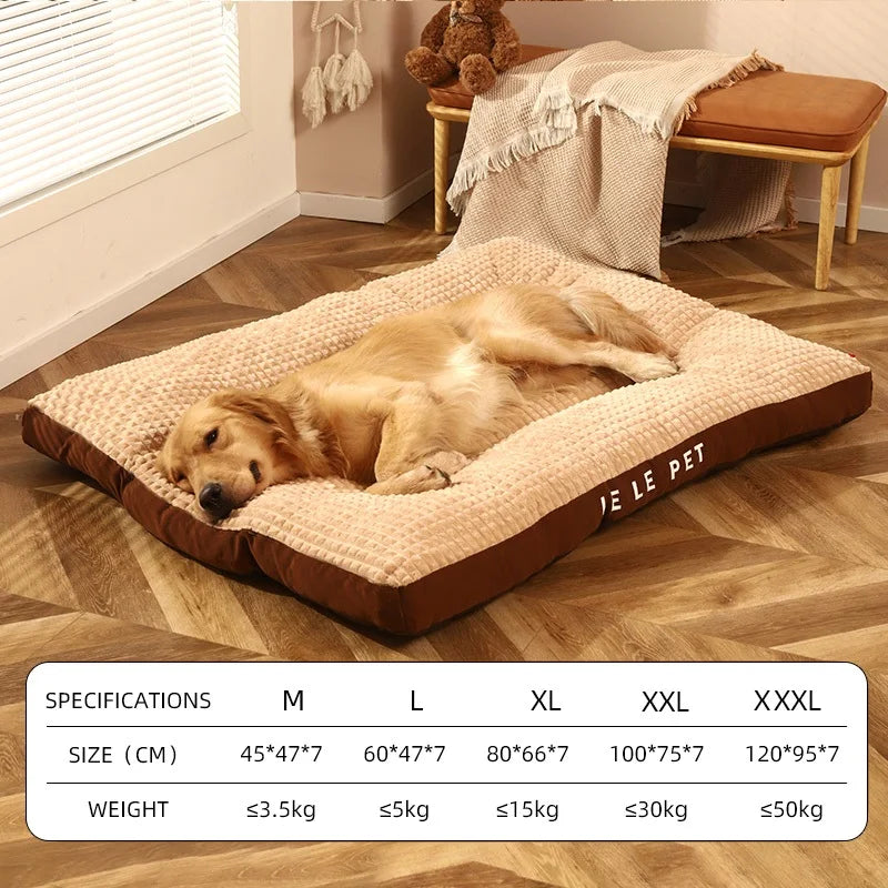 Cama de Pelúcia para Cachorro, Macia e Aquecida para o Inverno