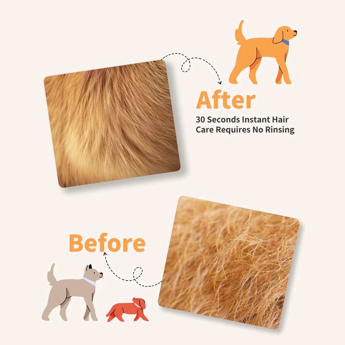 Óleo Essencial em Spray para Pelos de Cães e Gatos - Nutrição e Brilho