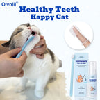 Kit Pasta de Dente Sabor Atum para Gatos com Escova e Dedeira