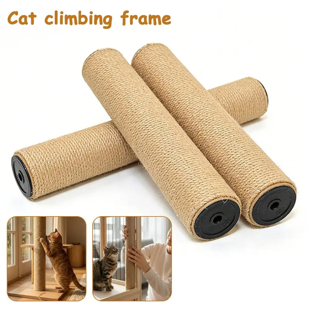 Poste de Sisal Substituível para Arranhador de Gatos, Peça Avulsa DIY