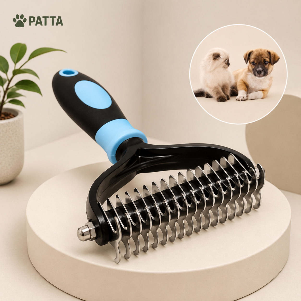 Escova 2 em 1 Removedora de Pelos para Pets