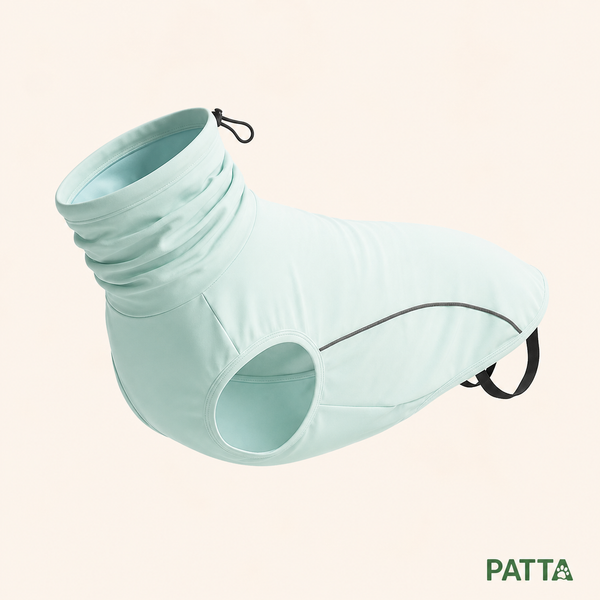 Camiseta refrescante para cachorro na cor verde