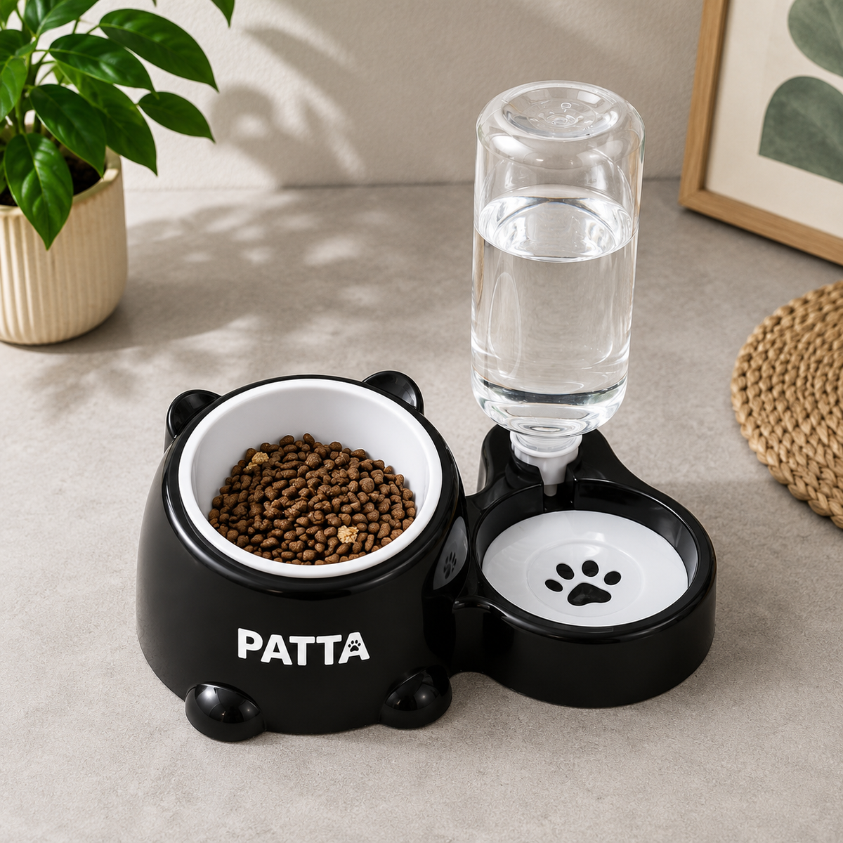 Comedouro Duplo 2 em 1 para Pets
