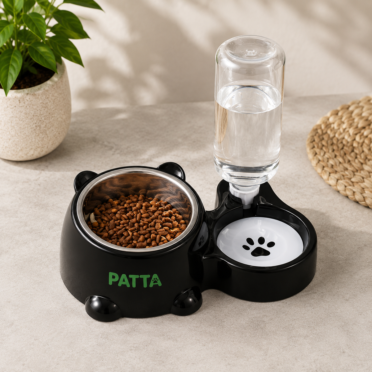 Comedouro Duplo 2 em 1 para Pets